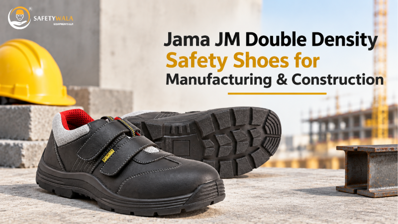 Jama JM Double Density Safety Shoes for Manufacturing & Construction