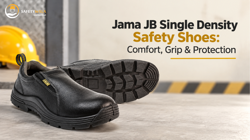 Jama JB Single Density Safety Shoes: Comfort, Grip & Protection