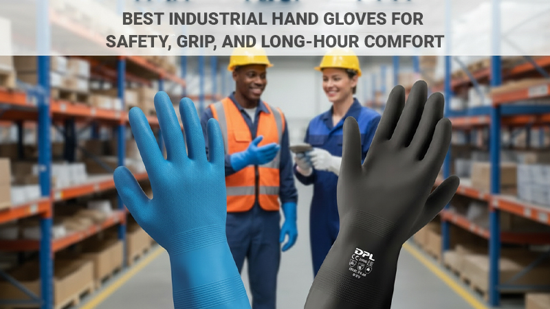 Best Industrial Hand Gloves for Safety, Grip, and Long-Hour Comfort