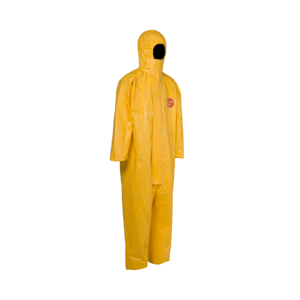 C Coverall - Type-3,4,5,6 TychemÂ® 2000, Hooded coverall