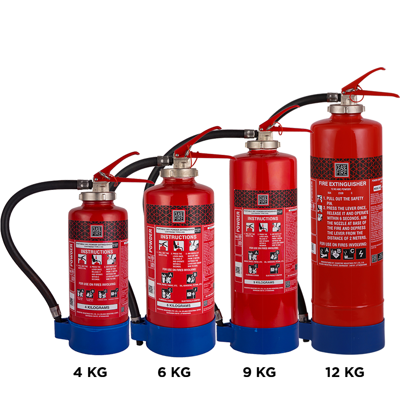 ABC Powder Based Portable (Spot Pressure Type) Fire Extinguishers