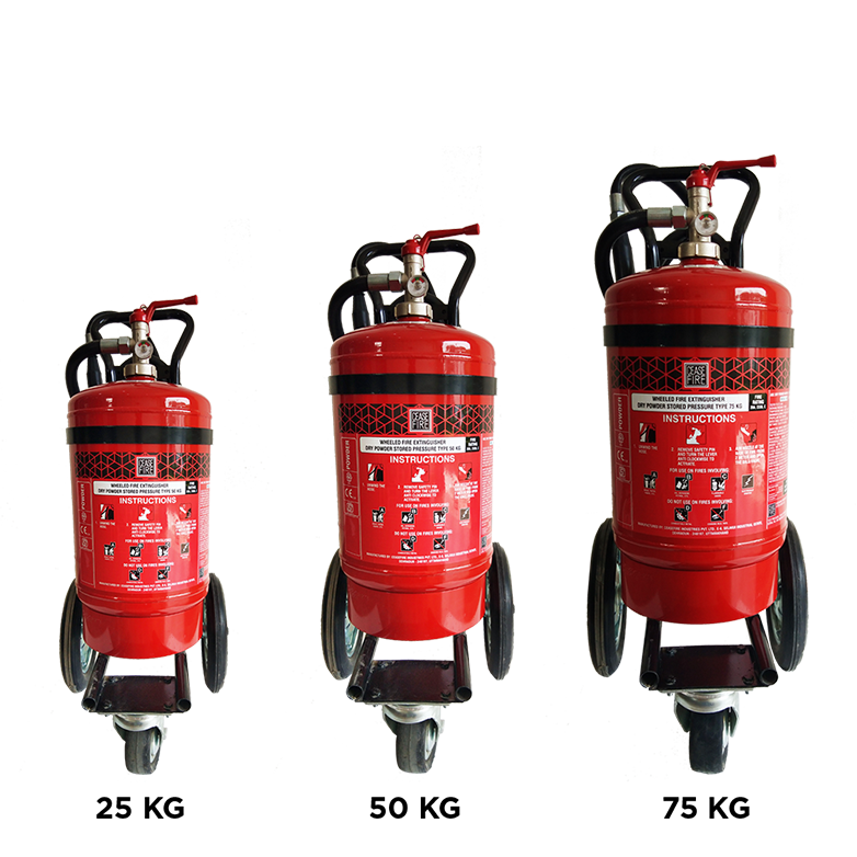 ABC Powder Based Wheeled (Spot Pressure Type) Fire Extinguishers