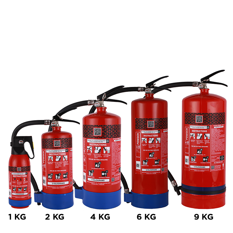 B Plus Special Agent Based Portable (Stored Pressure Type) Fire Extinguishers