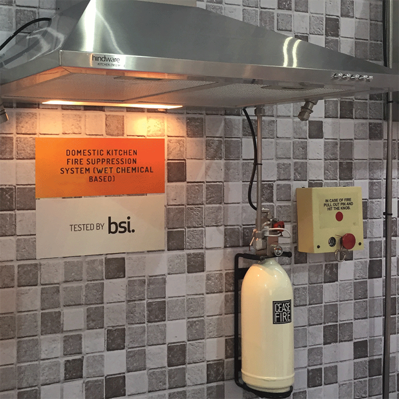 Domestic Kitchen Fire Suppression System (Watermist Based)