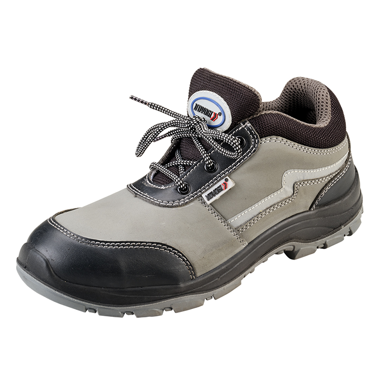 EDGE-TREK Grey-Black Safety Shoes