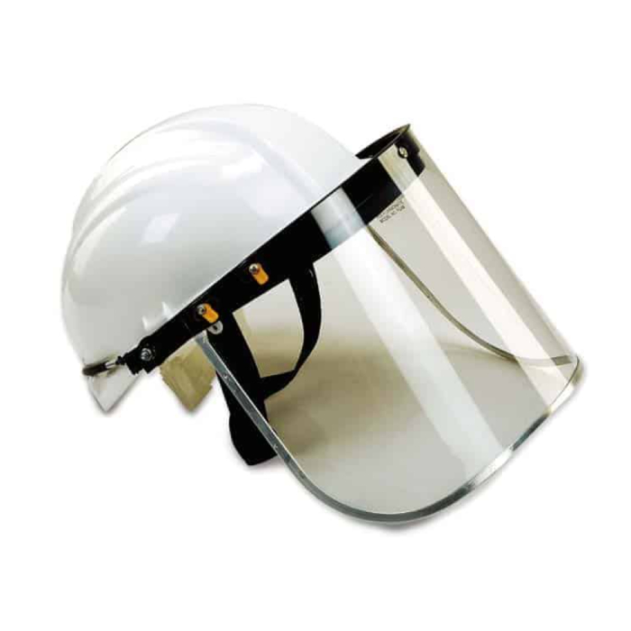 Face Shield With Helmet & Carrier