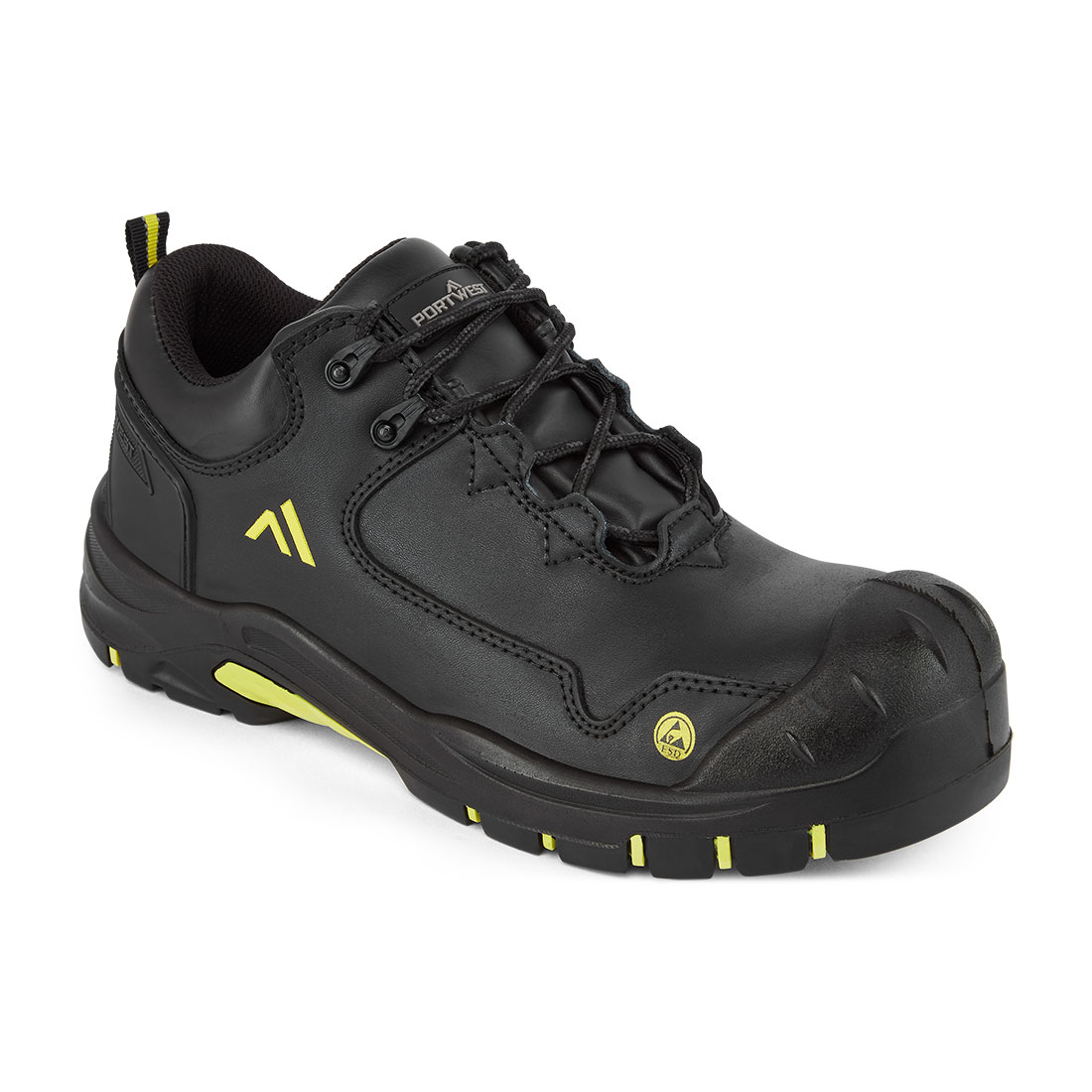 FC19 - Composite Action Leather Low Shoe S3S ESD HRO SR SC FO