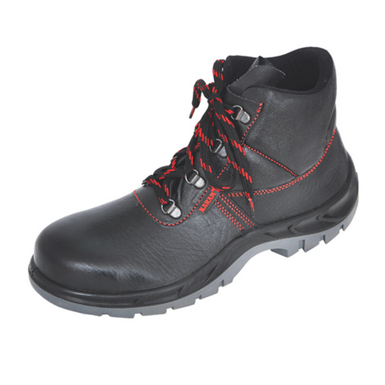 FS21 Black Leather Safety Shoes