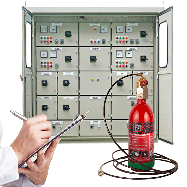 In-Panel Tube Based Fire Suppression-Direct (Pre-Engineered System)