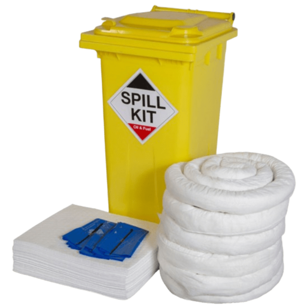 Oil Spill Kit OSK090RD Capacity to absorb 90 Litres