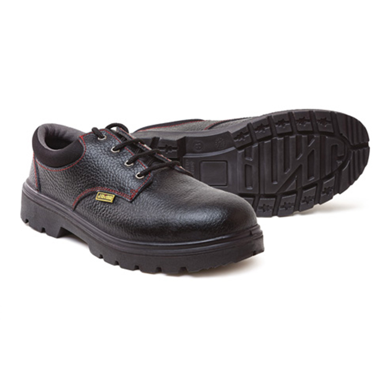 Phoenix Leather Buffalo Barton Print Black Shoes