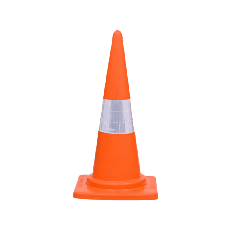 ROAD SAFETY CONE DA - 802 / 815 (RUBBER BASE)