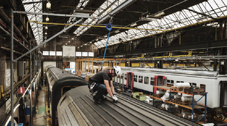 Safe Access fall arrest Rail System