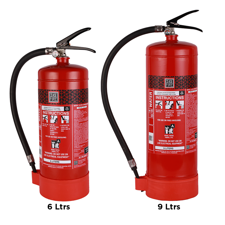 Water Based Portable (Stored Pressure Type) Fire Extinguishers