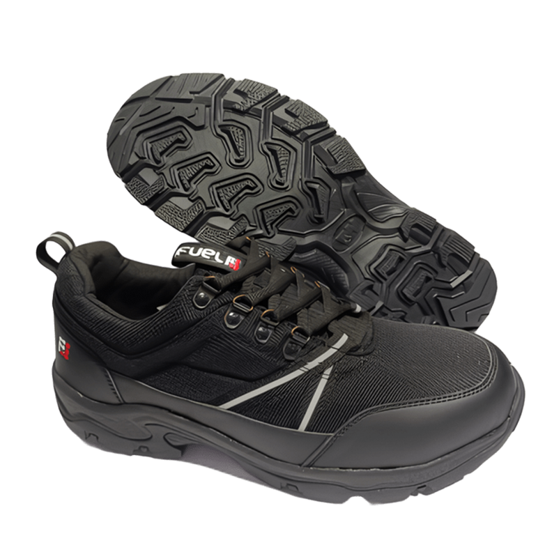 Fuel Wings Safety Shoes for Men (Black)