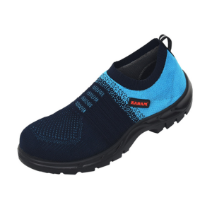 FS203 Flytex Black/Blue Sporty Slip-on Safety Shoes