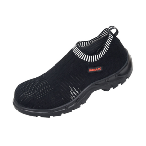 FS208 Flytex Black Slip-on Sporty Safety Shoes