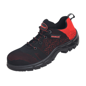 FS215 Flytex Red/Black Sporty Safety Shoes