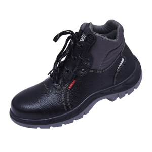 FS22 Black Leather Safety Shoes