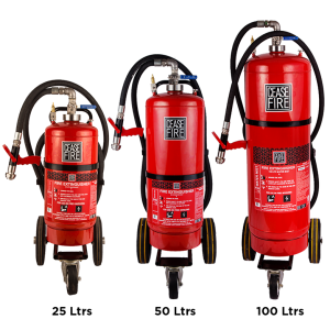 QUAD-Watermist & Foammist Based Wheeled (Stored Pressure Type) Fire Extinguisher