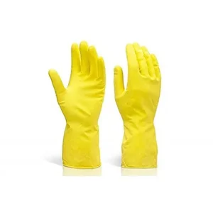 Silver 40 Yellow Hand Gloves