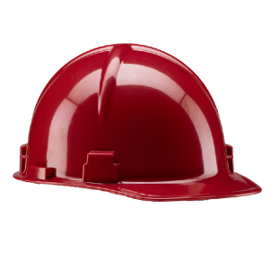 Ultra Tuff 2000 Series Red Industrial Safety Helmet