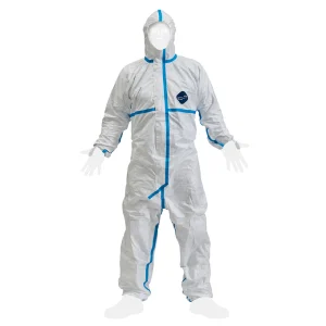 Tyvek® 600 Plus White Hooded Coverall with Taped Seem