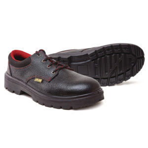 Phoenix Polyurethane (PU) Black Safety Shoes