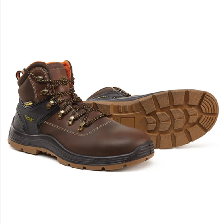 Aspen Crazy Horse Brown Steel Toe Safety Shoes