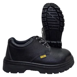 Atlanta Leather Black Steel Toe Cap Safety Shoes