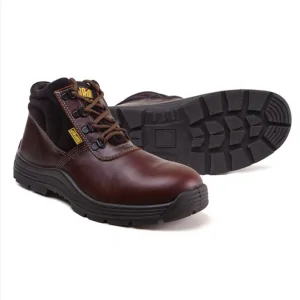 Chicago-2.0 Brown Leather Steel Toe Safety Shoes
