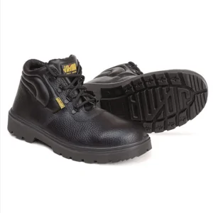 Chicago Leather Steel Toe Black Safety Shoes