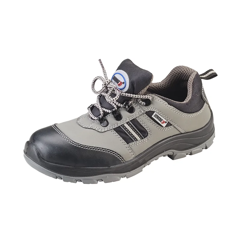 EDGE-ACTIVE Grey & Black Safety Shoes