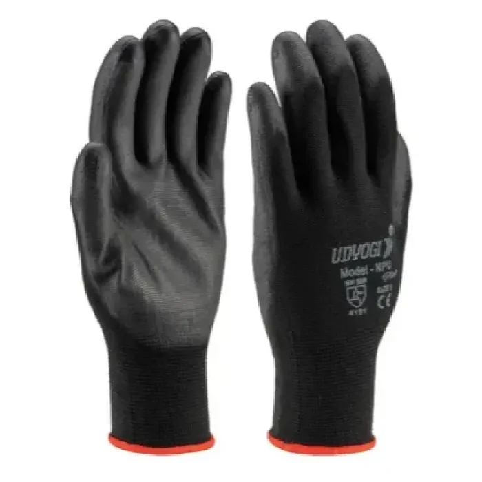 NPU-B Nylon Knitted Hand Gloves