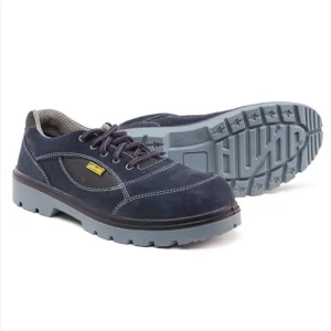 Omaha Suede Navy Blue Steel Toe Cap Safety Shoes