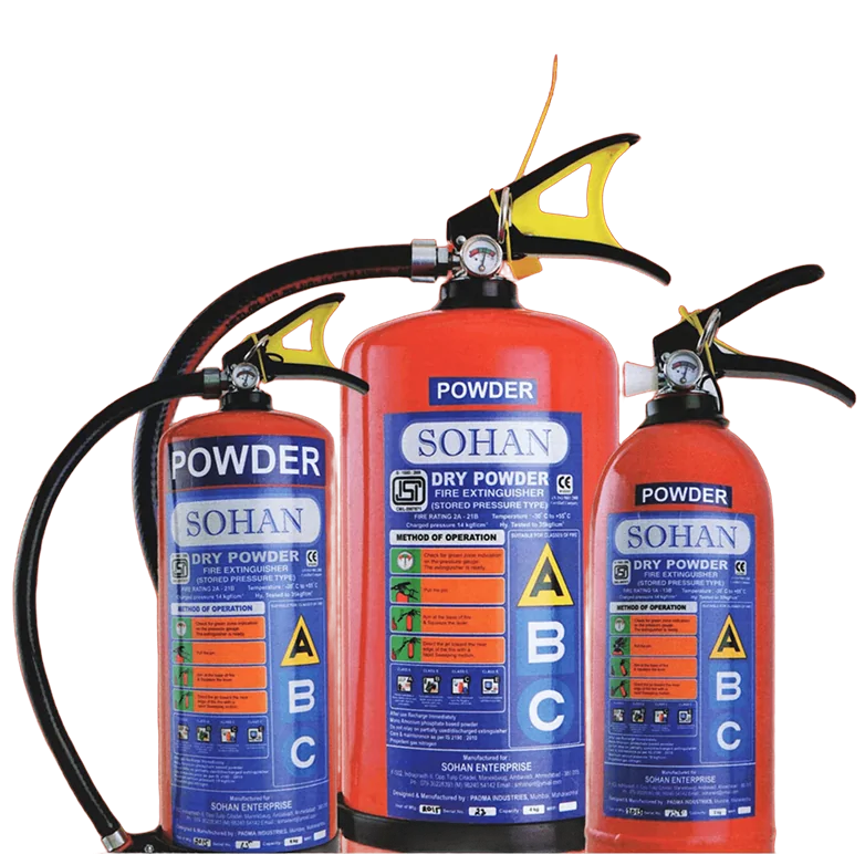 SOHAN ISI Fire Extinguisher Stored Pressure ABC Type