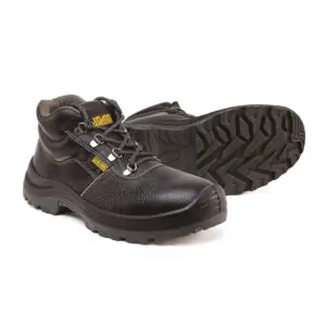 Oakland Buffalo Full-Grain Barton Print Black Safety Shoes