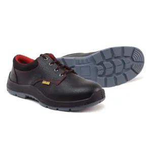 Phoenix Polyurethane (PU) Black Safety Shoes