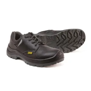 Urbana Buffalo Full-Grain Barton Print Black Safety Shoes