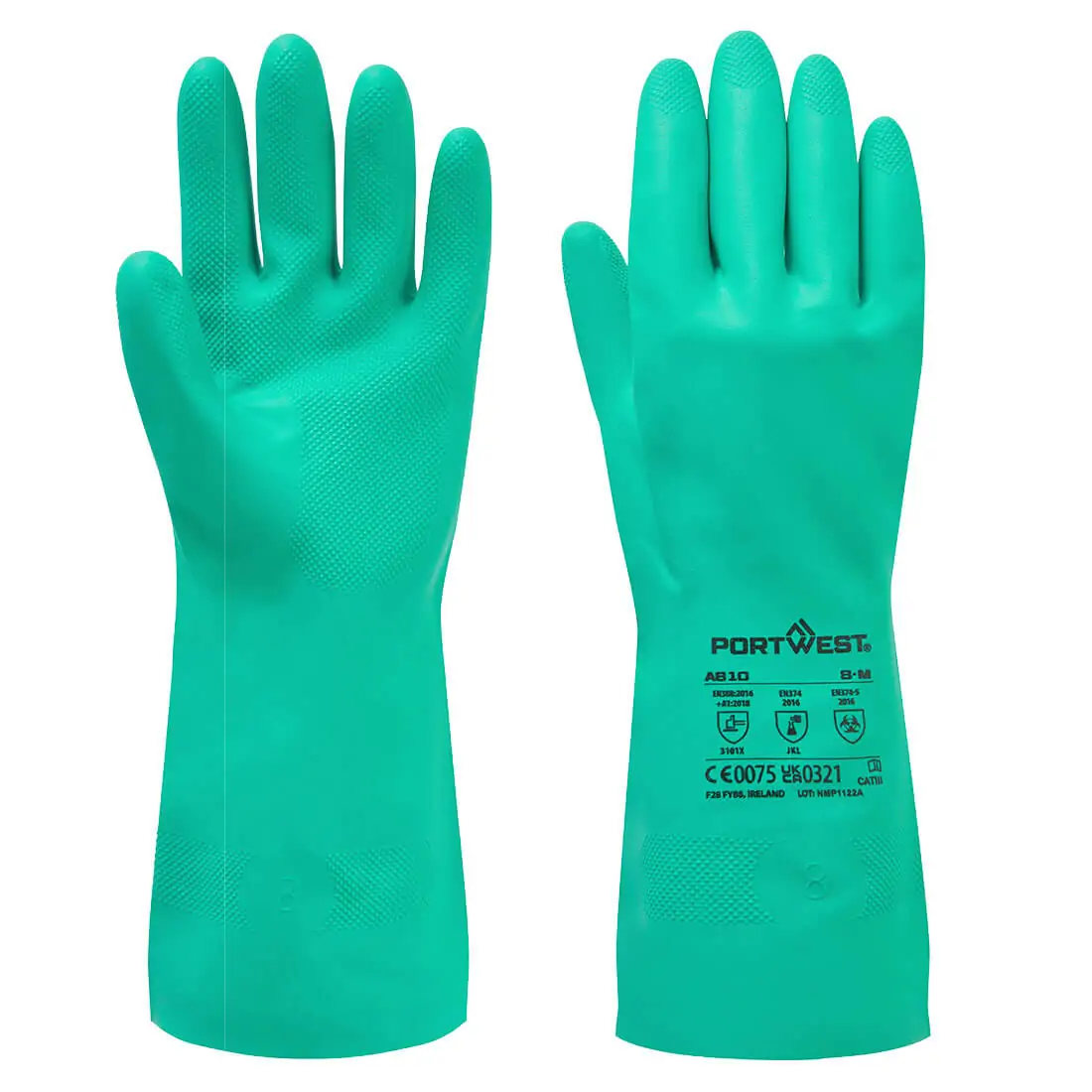 A810 - Chem 320 Nitrile Gauntlet